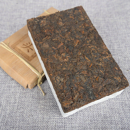 250g Pu'er Tea Golden Bud Brick Ripe Tea Brick Healthy Drink