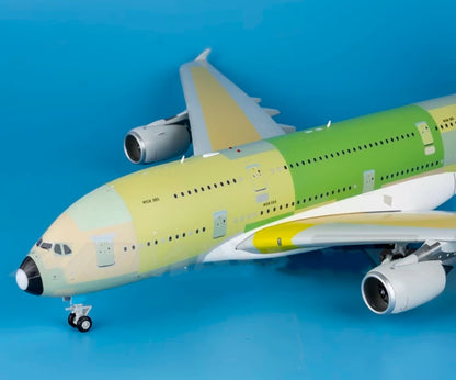 1:200 37CM JC Wings Singapore Airlines AIRBUS A380 Plane Diecast Aircraft Model