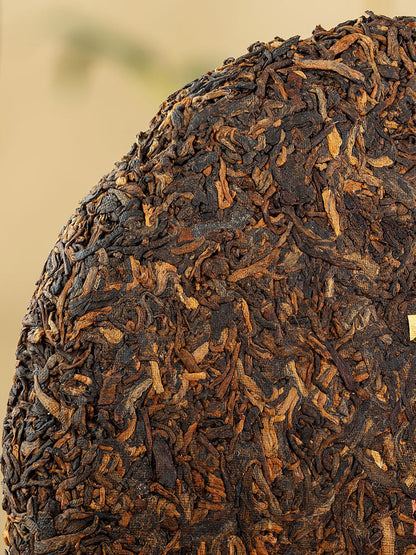 ChinaTea Yunnan Pu'er Tea 2021 Jinhao Yulian Palace Premium Puer Cooked Tea 357g