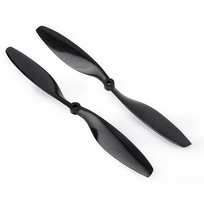 2 Pairs New 1045 Carbon Fiber Airplane Propeller CW CCW For F450 F550 Quadcopter