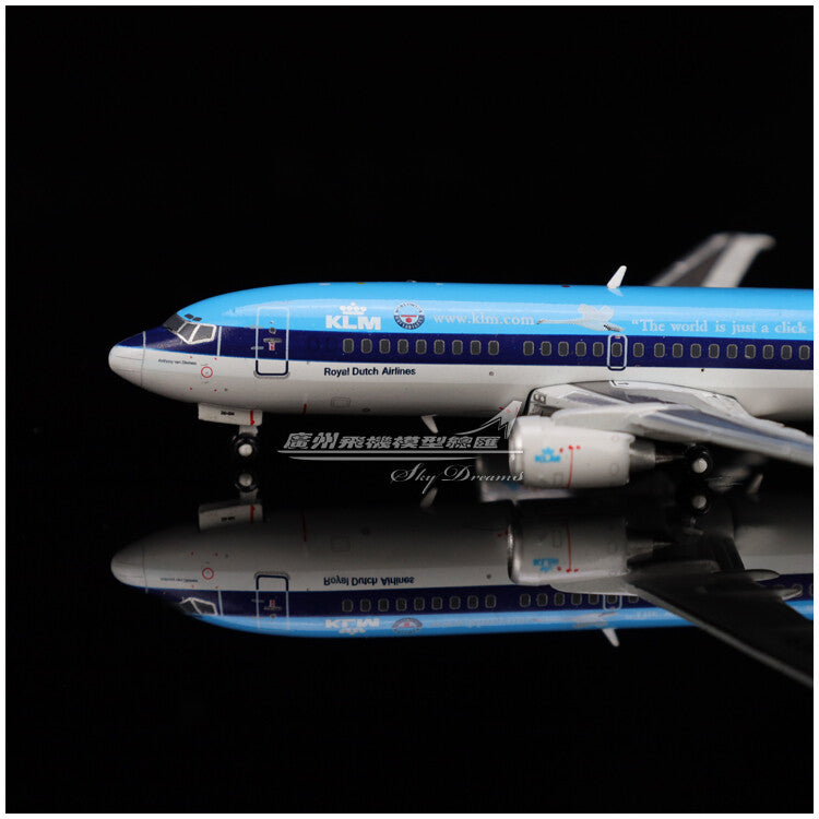 1:400 JC Wings KLM Boeing 737-300 Passenger Airplane Diecast Aircraft Model