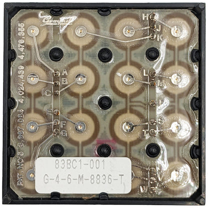 16 Button (4 x 4 Matrix) Keypad Switch w\ Blank White Keys, Tactile Feedback