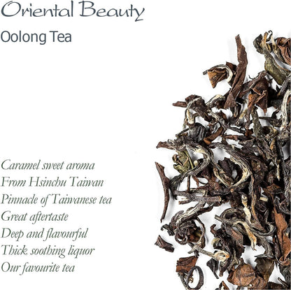 Oriental Taiwan Oolong Tea - Dongfang Meiren Tea - White Tip Oolong Tea - 50g