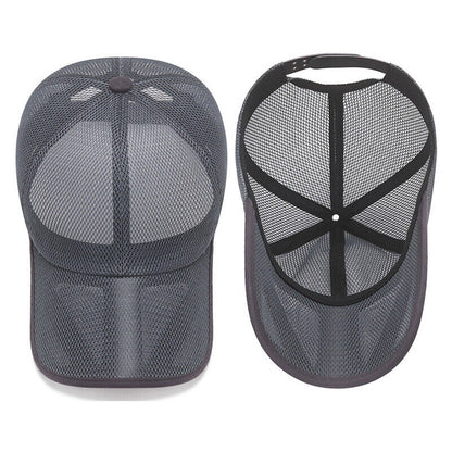 Mesh Cap Quick Dry Sun Hat Casual Breathable Baseball Cap Adjustable Soft