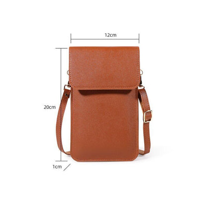 Leather Wallet Crossbody Fashion Touch Screen Phone Bags Handbag Messenger Bags