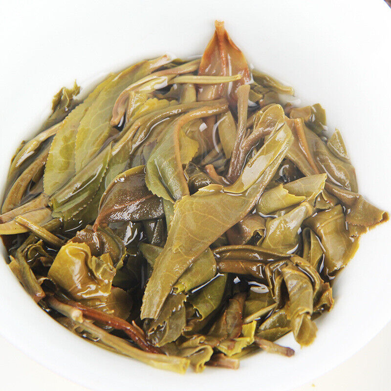 e High Quality Black Tea 357g Yunnan Menghai Pu'er Tea Large Leaf Cha Tea Cake