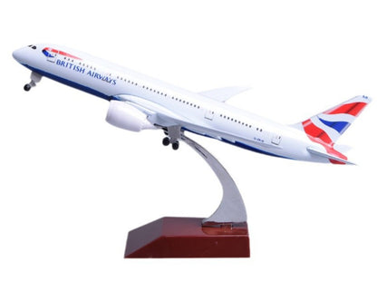 20CM BRITISH AIRWAYS BOEING 787 Passenger Aircraft Plane Diecast Airplane Model
