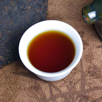 357g Ripe Puerh Tea Cake Cooked Yunnan Old Pu-erh Chinese Slimming Tea