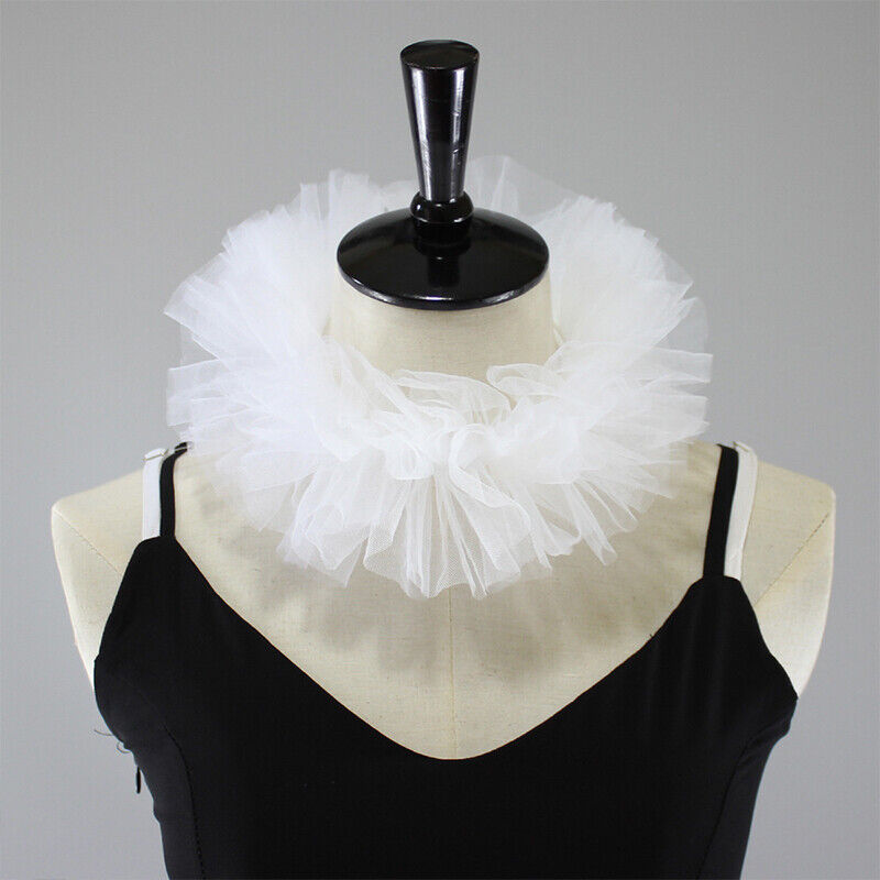 Elizabethan Lace Collar Tudor Retro RUFF COLLAR Victorian Steampunk Neck Collar