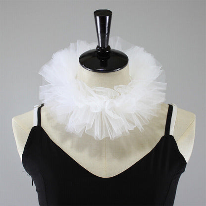 Elizabethan Lace Collar Tudor Retro RUFF COLLAR Victorian Steampunk Neck Collar