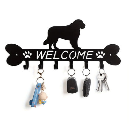 1pc Wall Mounted Key Holder Metal Key Hook For Wall, Decorative Wall Rack