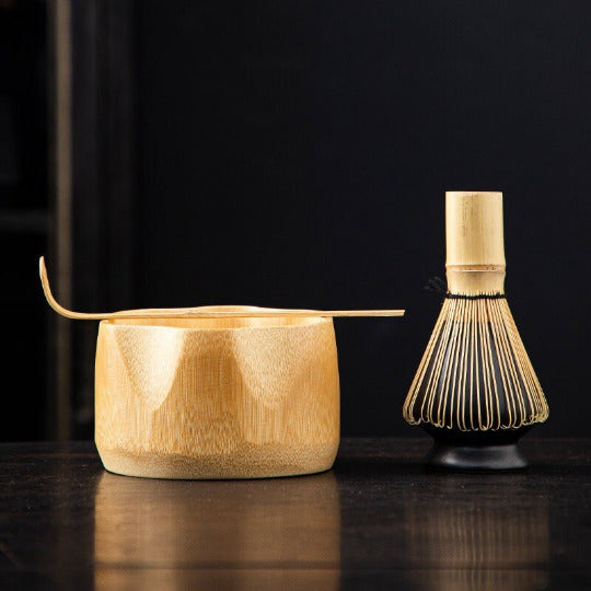 Bamboo Matcha Ceremony Starter Kit For Traditional Japanese Tea Ceremony