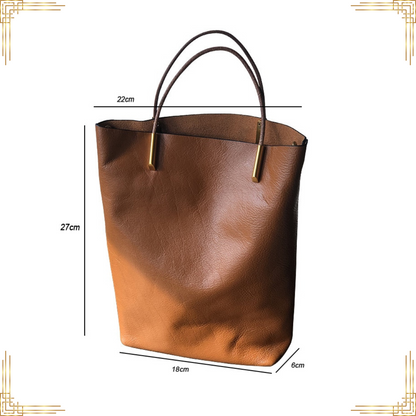 Women GENUINE LEATHER Handbag Soft Large Capacity Cross Shoulder Bag Vintage