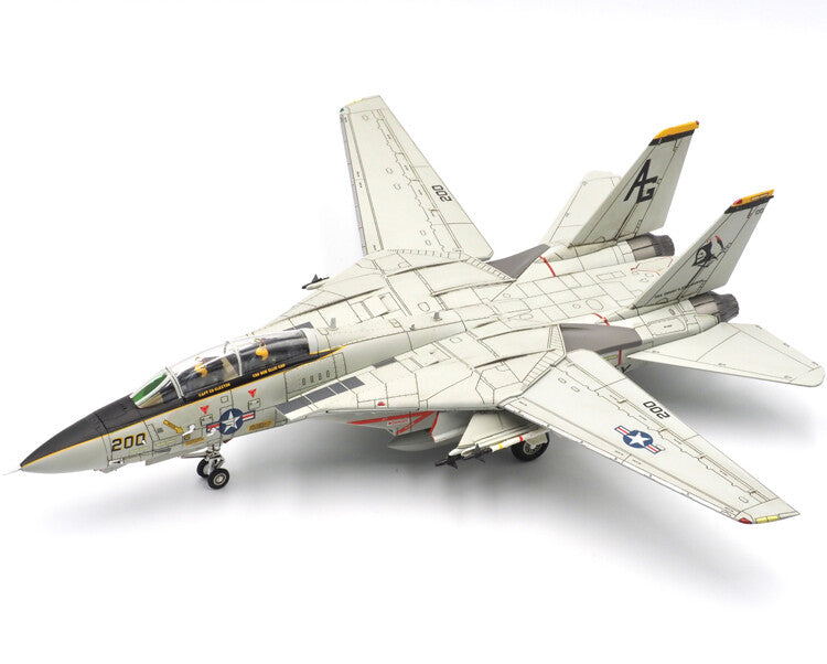 CW F-14A VF-142 Ghostriders squadron Weathering version 1/72 diecast model plane