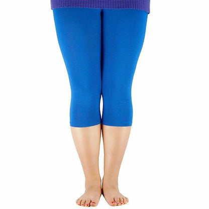 Women Leggings Plus Size Elastic Waist Casual Bamboo Fiber Stretch Pants Workout