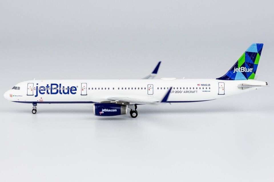 1:400 NG Model JetBlue AIRBUS A321 Passenger Airplane Diecast Aircraft Model