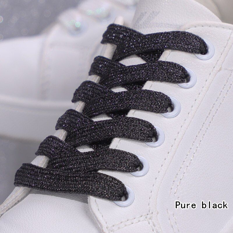 Shoelaces Colorful Sparkling Flat Athletic Sneakers Shoes Boot Strings 100-160cm