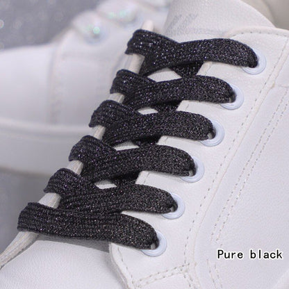 Shoelaces Colorful Sparkling Flat Athletic Sneakers Shoes Boot Strings 100-160cm
