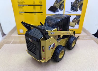 1:16 DM CAT272D3 SKID STEER LOADER &4 WORK TOOLS Machine Equipment Diecast Model