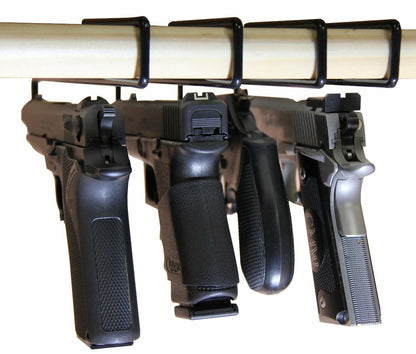 Pack of 4 Handgun Pistol Hangers for Guns 10" or Shorter