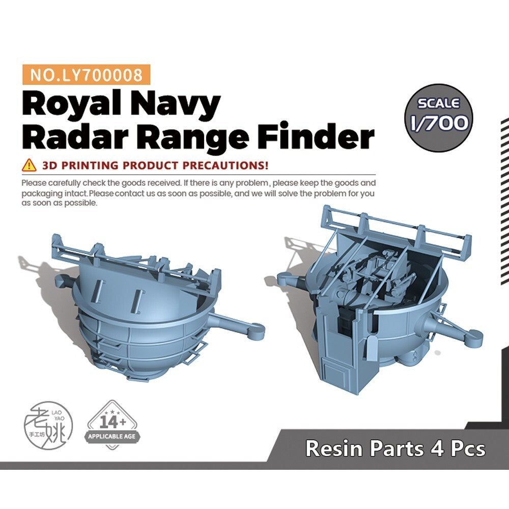 Yao's Studio LY700008 1/700 Model Upgrade Parts Royal Navy Radar Range Finder