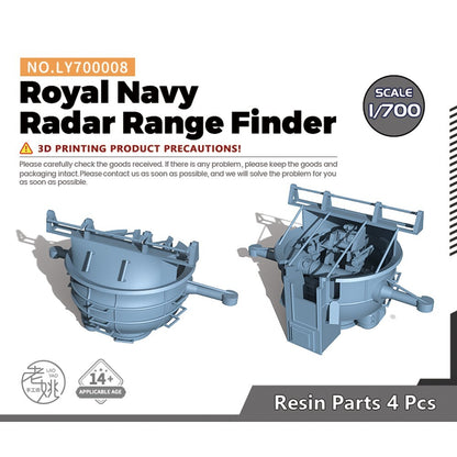 Yao's Studio LY700008 1/700 Model Upgrade Parts Royal Navy Radar Range Finder