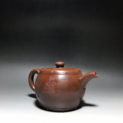 Chinese Yixing Zisha Clay Handmade Exquisite Teapot（鼓壶 底款：王南林）