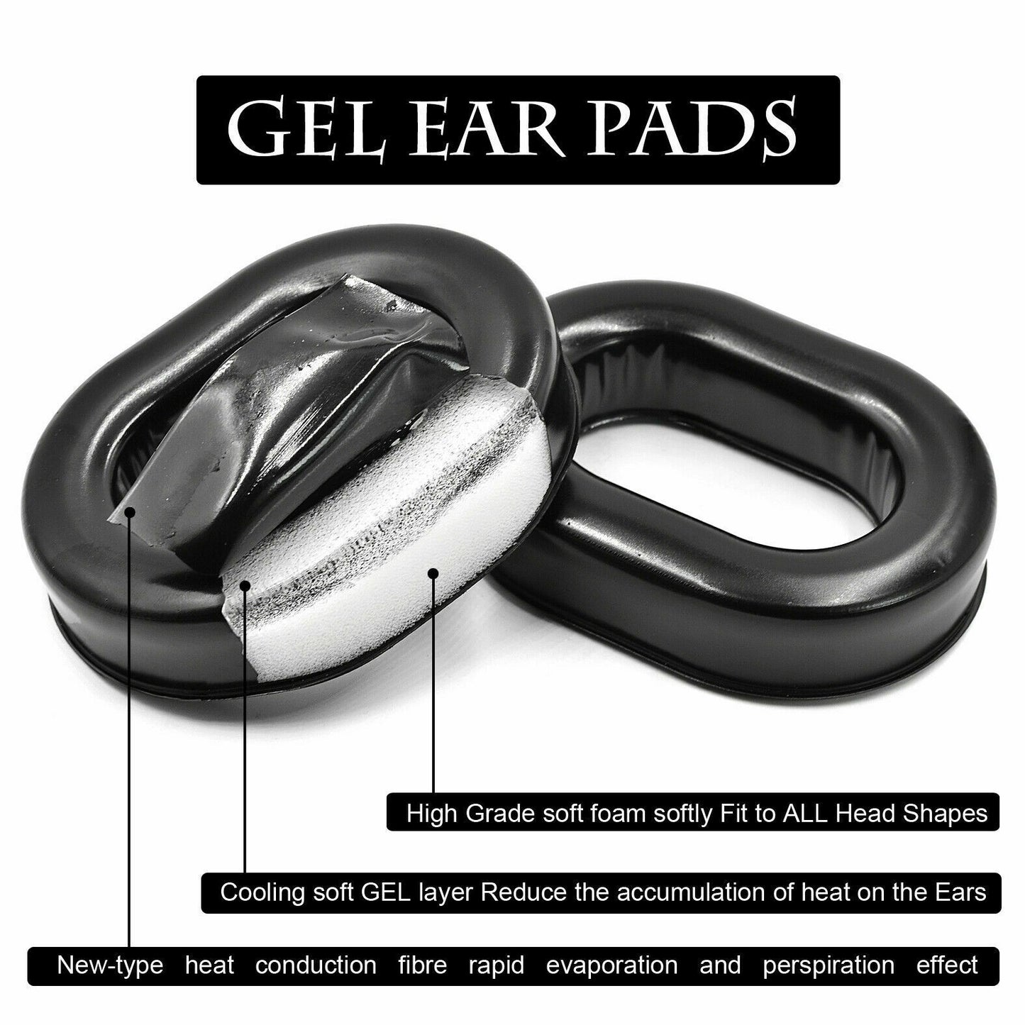 Soft Foam Ear Pads Cushions Earpads For David Clark H10-60 H10-20 H10-13S H10-30