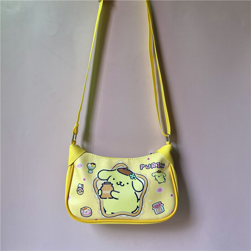 Kuromi My Melody Pompompurin Cinnamoroll PU Crossbody Shoulder Bag Shoulder Bag