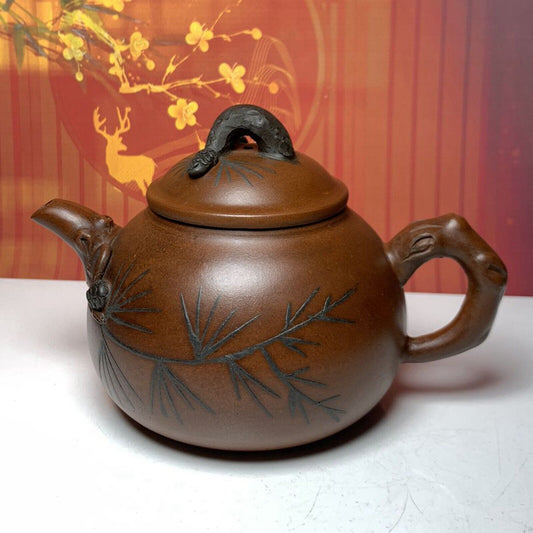 Vintage Chinese Yixing Purple Clay Teapot Zisha Ceremony Teaware Collection Rare