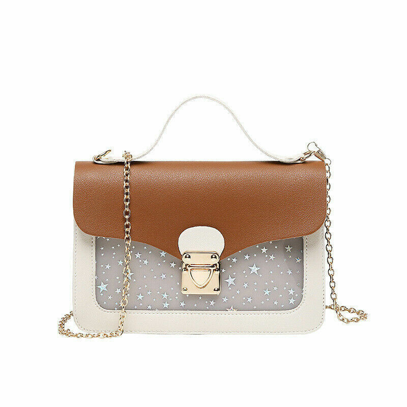 Women Square Pack Shoulder Bag Crossbody Bag Clutch Wallet Handbags Pink