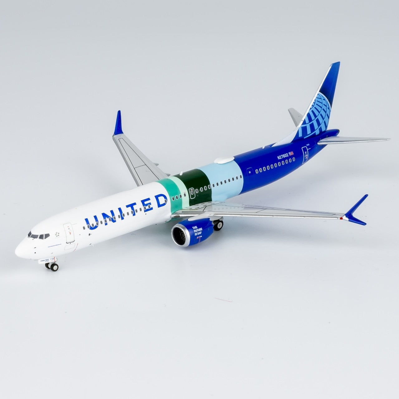 1:400 NGmodels United Airlines Boeing 737 MAX 10 Airplane Diecast Plane Model