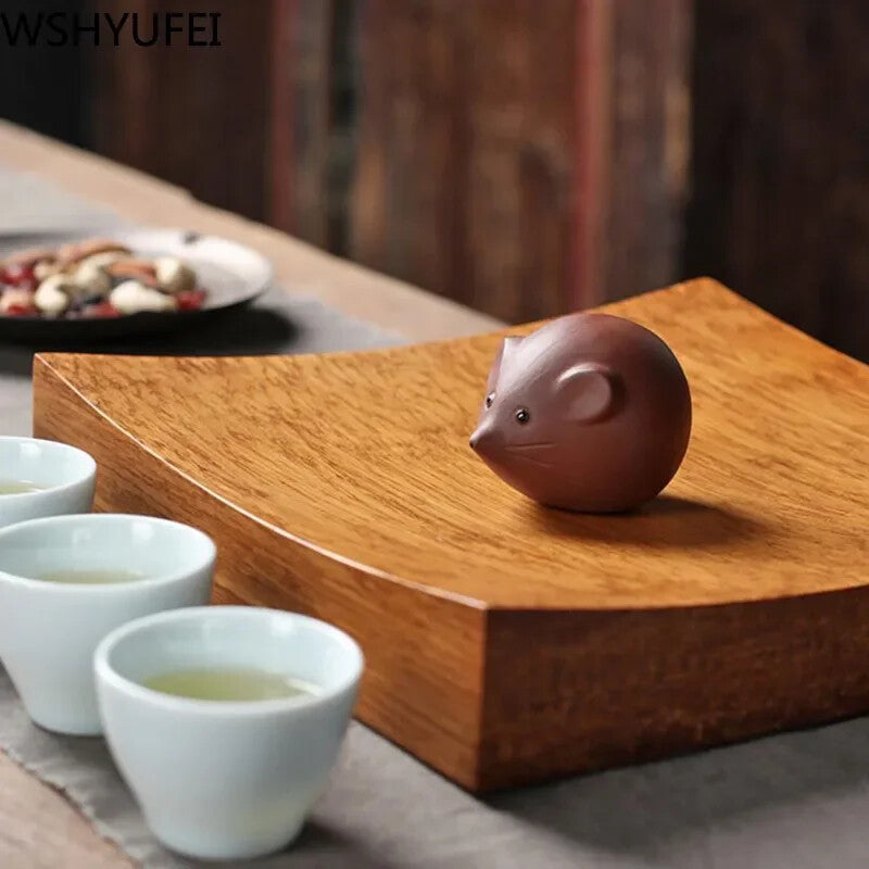 Purple Clay Tea Pet Lovely Mouse Statue Boutique Tea Figurine Tea Decoration