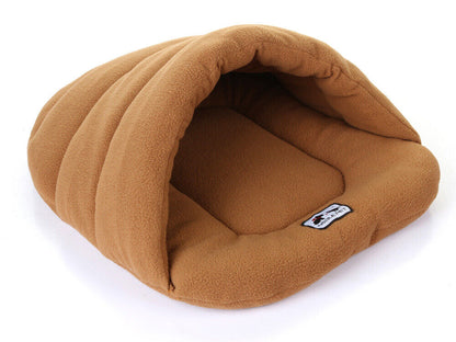 Cave Crate Cozy Warm Winter Bed House Sleeping Bag Plush Mat Pet Dog Cat Puppy