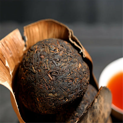 5件装黑普洱茶顶级云南原装普洱红茶普洱Tuo Cha 500克-