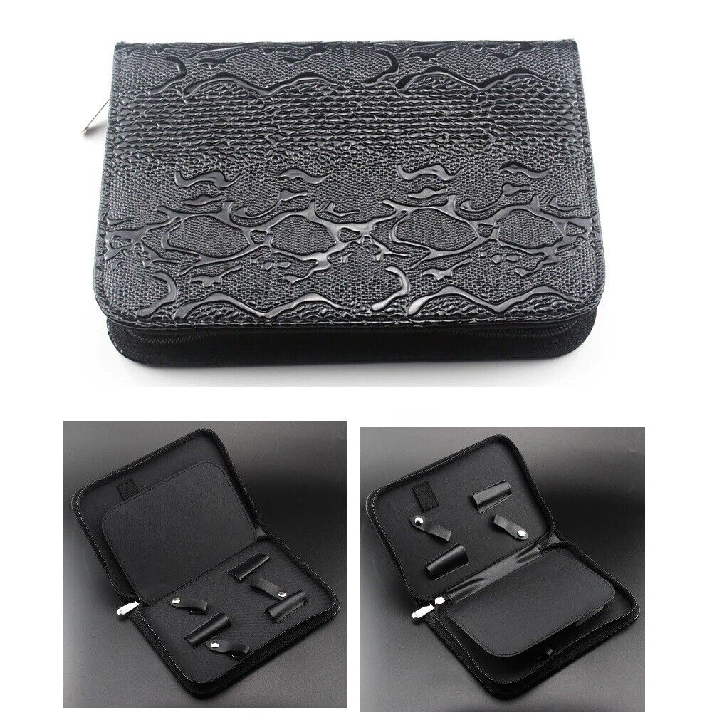 Hair Scissors Shears Case Salon Holster Hairdresser Accessories Bag Leather 25cm