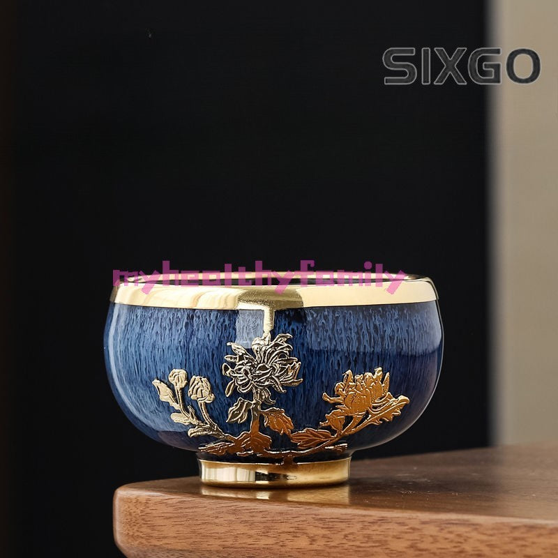 Kiln Transmutation Master Cup Ceramic Tea Cup Single Kung Fu Tea Set Single Cup