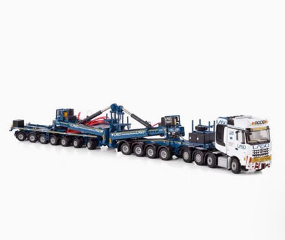 1:50 WSI MB MP4 SLT 8X4 Wind Power Trailer LASO Construct Machine Diecast Model