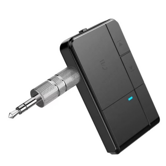 Bluetooth 5.0 Transmisor Receptor 2 en1 Adaptador de audio 3.5mm Aux Car 10Horas