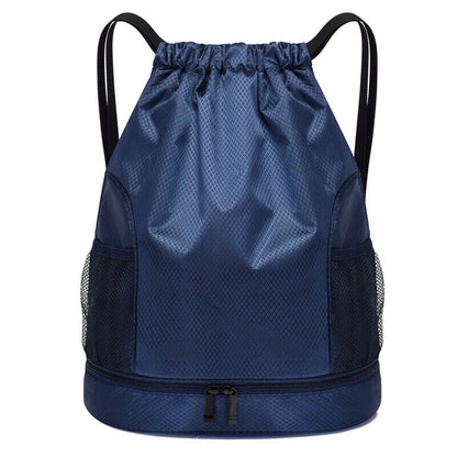 Waterproof Basketball Bag Wet Dry Separation Bags Swimming Drawstring Backpack