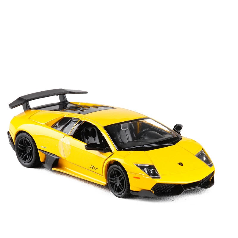 1/36 Lamborghini Murcielago LP670-4 SV Model Car Diecast Toy Vehicle for Kids