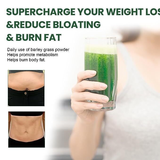 250g Barley Grass Powder Natural Organic Slimming Tea Reduce Weight Loss Food