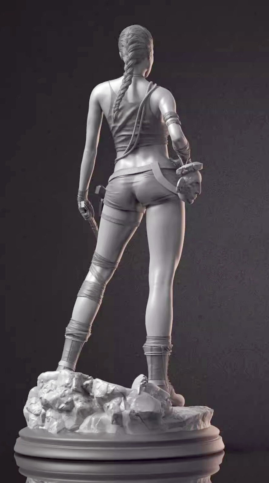 1/24 resin figure model Movie lead Laura 3D printing unassembled unpainted