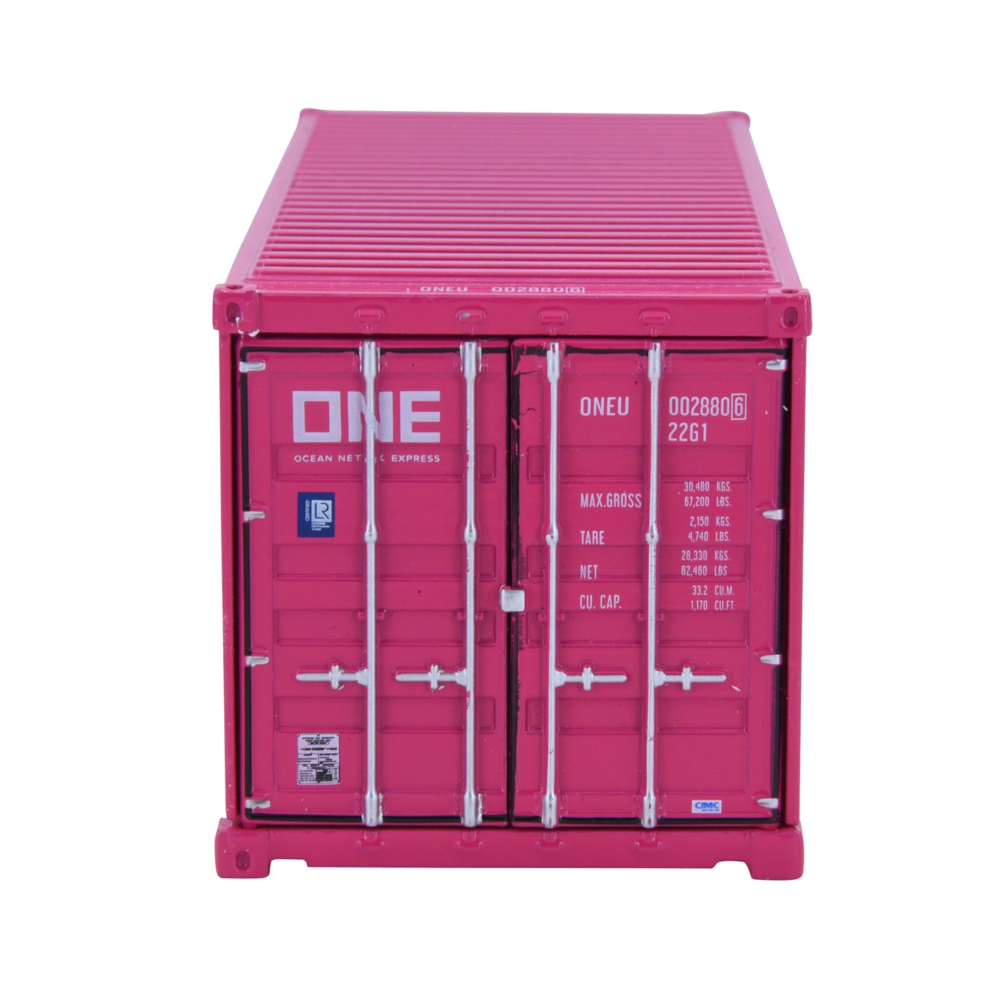 1:50 ONE 20GP Metal Shipping Container Model Toy Home Office Decor Gift
