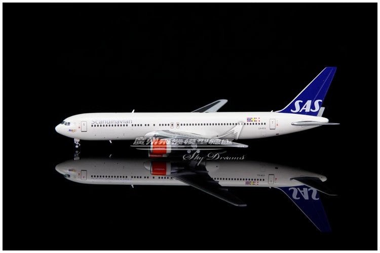 1:400 JC Wings SAS BOEING 767-300ER Passenger Airplane Diecast Aircraft Model