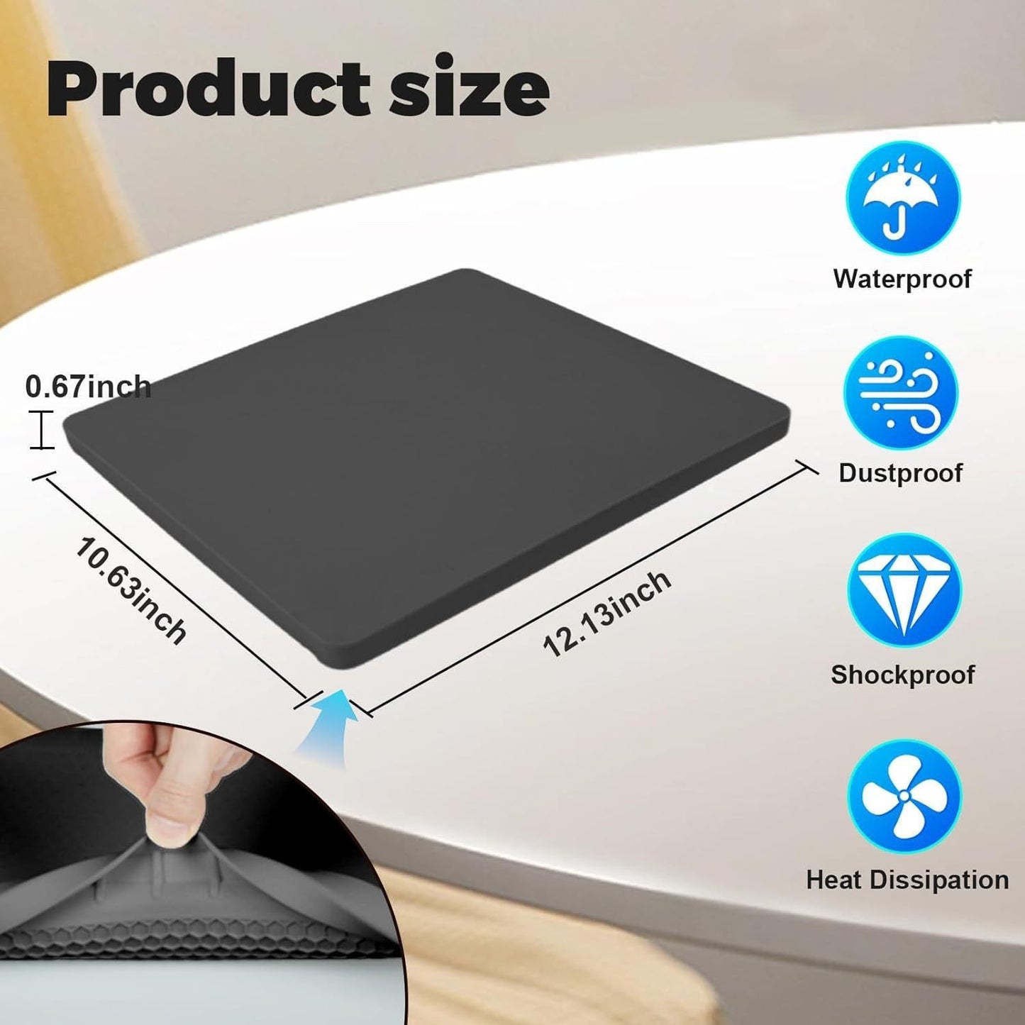 Case for Starlink Mini Silicone Protective Cover Anti-fall Waterproof Sleeve