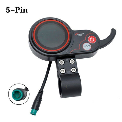 5 / 6 Pin Electric Scooter Acceleration Instrument Display Spare Parts Accessory