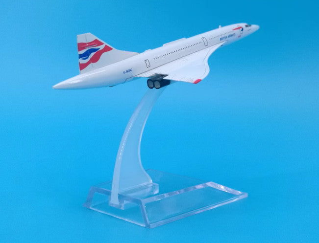 16cm BRITISH AIRWAYS Concorde Passenger Airplane Diecast Aircraft Plane Model