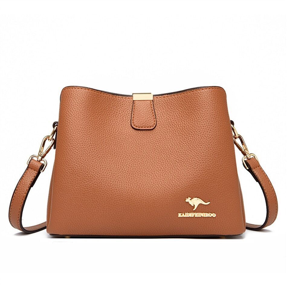 Women's Handbag Purses 3 Layers Ladies Shoulder Messenger Bags Femme