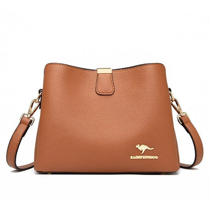 Women's Handbag Purses 3 Layers Ladies Shoulder Messenger Bags Femme